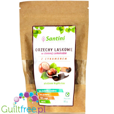 Santini Roasted hazelnuts with cinnamon sweetened with xylitol
