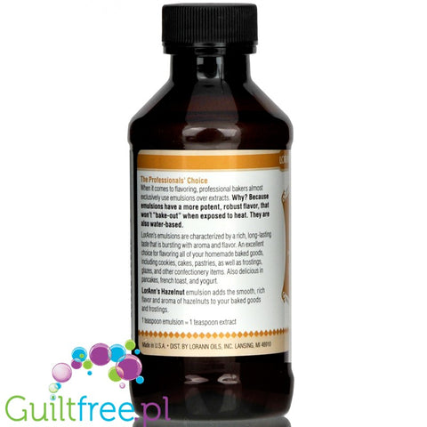 LorAnn Oils Bakery Emulsion, Hazelnut 4 fl oz.
