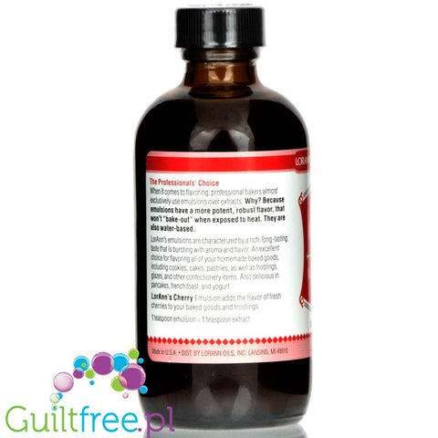 LorAnn Oils Bakery Emulsion, Cherry 4 fl oz.