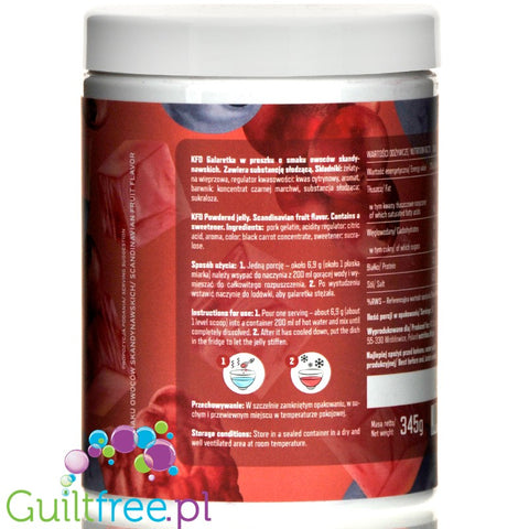 KFD Diet Jelly  (50 servings) - Scandinavian Fruits