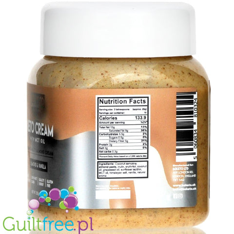 BeKeto Keto Krem™ - coconut & hazelnut paste infused with MCT