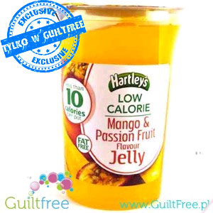 Hartley's 10kcal Mango & Passion Fruit Flavor Jelly - Jelly 10kcal from passion fruit