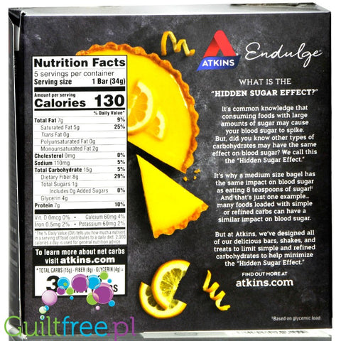 Atkins Endulge Lemon Tart BOX