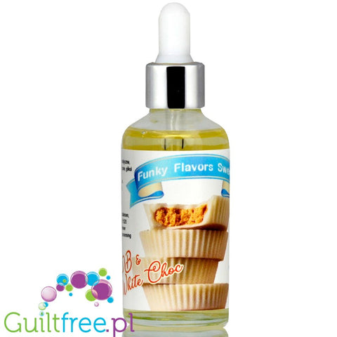 Funky Flavors Sweet PB & White Choc - sweetened, liquid, sugar & fat free food flavoring