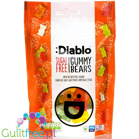Diablo Stevia Gummy Bears - sugar free jelly bears