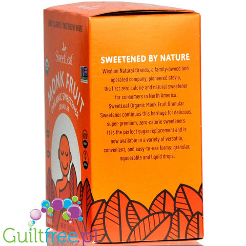 SweetLeaf  Monk Fruit Sweetener Packets, Organic 80 packets