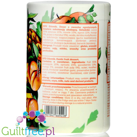 KFD Low calorie fruit jelly-spread, Exotic Fruits