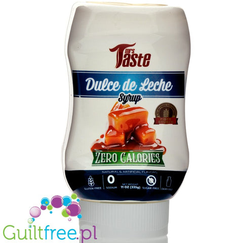 Mrs Taste Zero Calorie Syrup, Dulce de Leche 11 oz