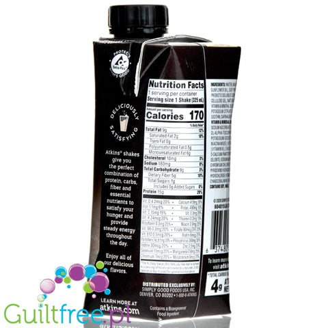 Atkins Nutritionals  Iced Coffee Ready-to-Drink Protein Shakes, Vanilla Latte, 11 oz