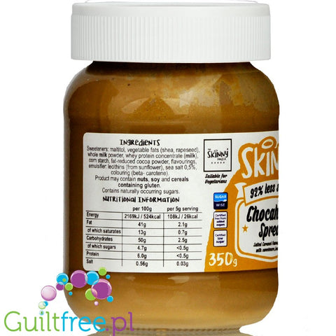 Skinny Food Chocaholic Salted Caramel  no added sugar spread