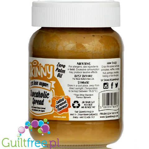 Skinny Food Chocaholic Salted Caramel  no added sugar spread