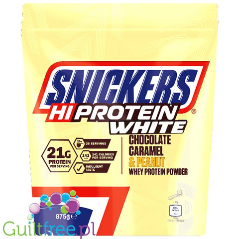Snickers Hi-Protein Whey Protein Powder Chocolate, Caramel & Peanut(875g)