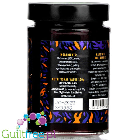 Good Good Keto Friendly Sweet Jam, Blackcurrant