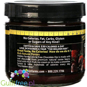 Walden Farms Chocolate Dip - Chocolate flavored cream with sweeteners