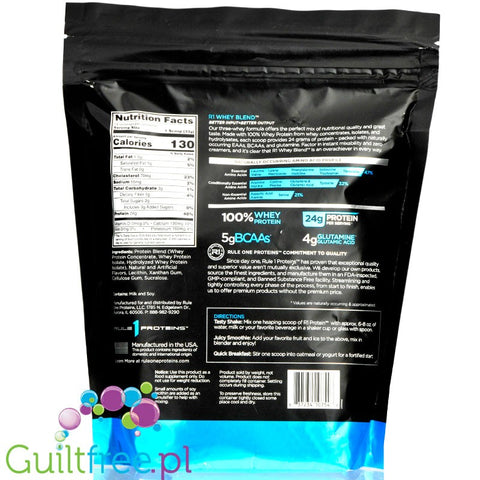 Rule1 R1 Whey Blend (1lb) Vanilla Ice Cream