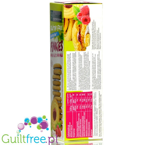 Damhert Gluten Free Pinkies Framboise biscuits 37442 crème vanille Lactose Free