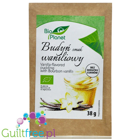 Bio Planet  Vanilla Bourbon  sugar free pudding without sweeteners
