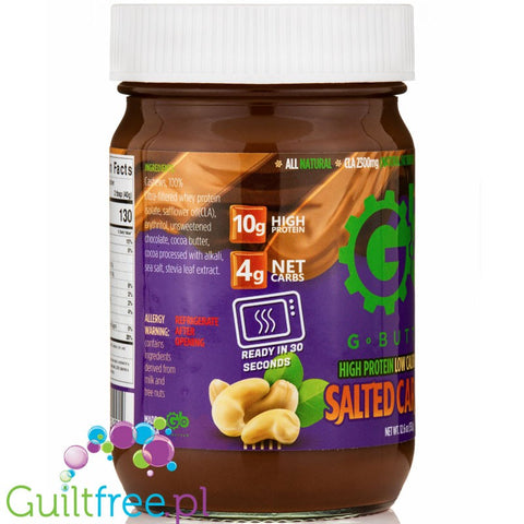 G Butter High Protein Spread, Salted Caramel 12.6 oz