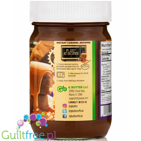 G Butter High Protein Spread, Salted Caramel 12.6 oz