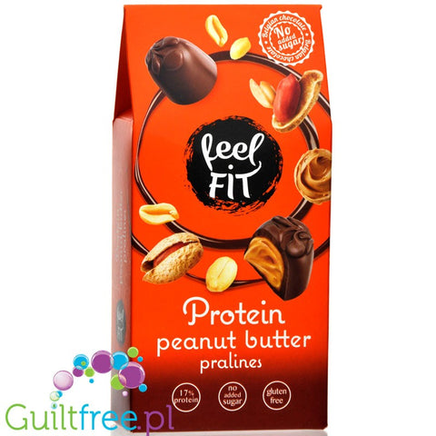 FeelFIT Protein Peanut Butter Praline, protein enriched & sugar free