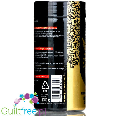 GBS Angel's Touch instant flavored coffee with caffeine boost, Hazelnut