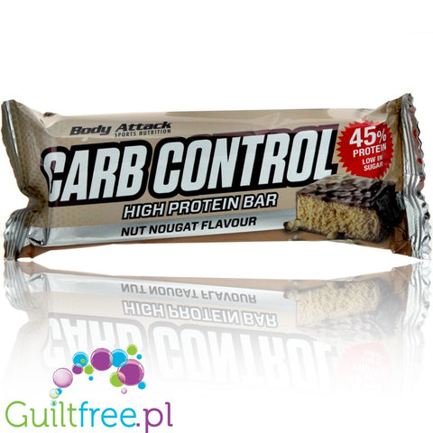 Body Attack Carb Cotrol Nut Nougat Flavor 