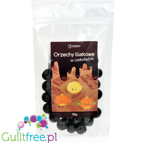 Orzechy laskowe w czekoladzie bez dodatku cukru 150g