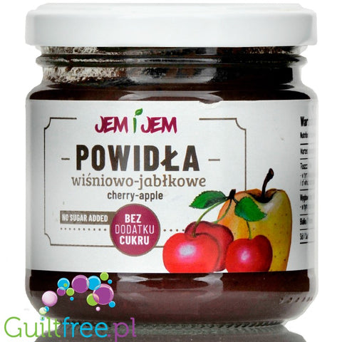 Jem & Jem sugar free fruit spread, Cherry & Apple