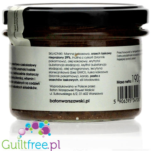 Warszawski Breakfast Spread - chocolate and nut spread with xylitol and erythritol, no added sugar