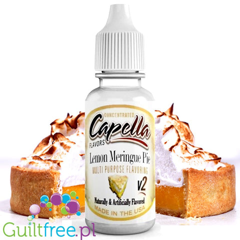 Capella Flavors Lemon Meringue Pie Flavor Concentrate - Concentrated sugar-free and fat-free food flavors