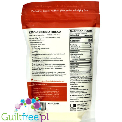 King Arthur Baking Co. Keto Wheat Flour Blend 16 oz