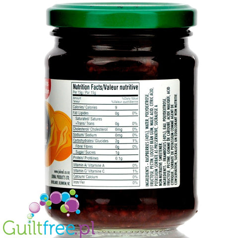 Jok n Al Low Calorie Fruit Spread, Raspberry 10 oz
