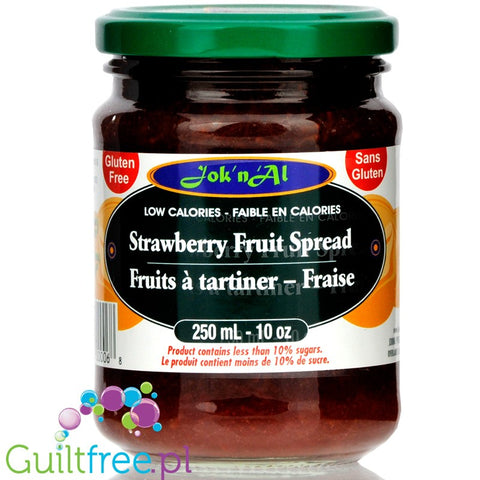 Jok n Al Low Calorie Fruit Spread, Strawberry 10 oz