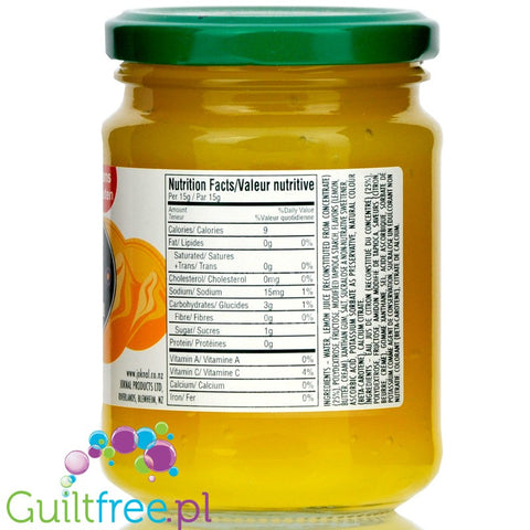 Jok n Al Low Calorie Fruit Spread, Lemon Curd 10 oz
