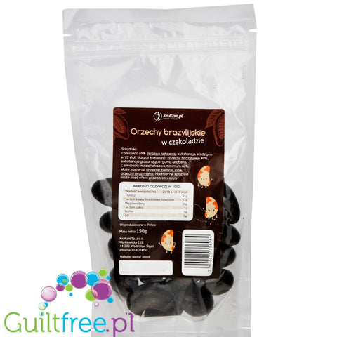 Krukam brazil nuts in chocolate without added sugar
