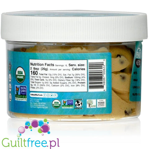 Bhu Foods Superfood Cookie Dough, Double Dark Chocolate