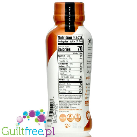 Kitu Super Coffee RTD, Caramel with 10g protein and MCT