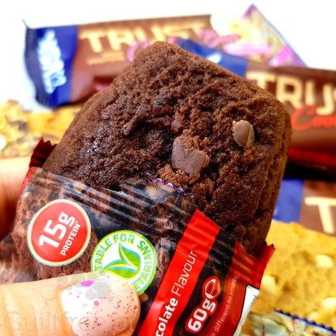 USN Trust filled protein cookie Birthday Cake
