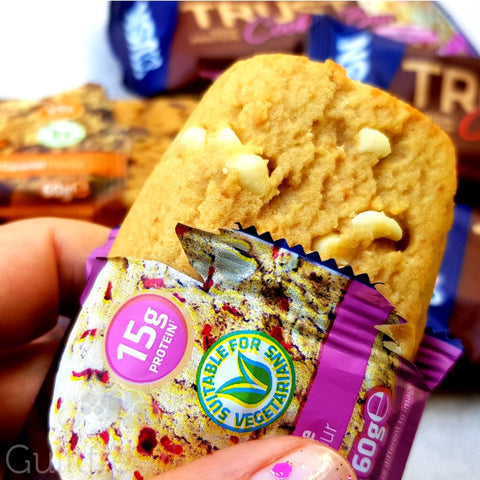 USN Trust Protein Cookie Bar White Chocolate Raspberry15g protein no sweeteners