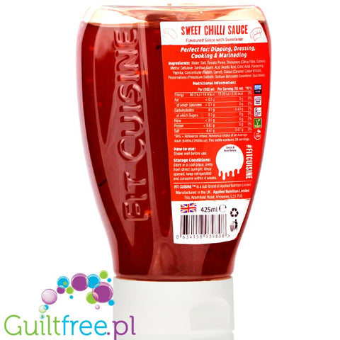 Applied Fit Cuisine Sauce - 425ml - Sweet Chilli