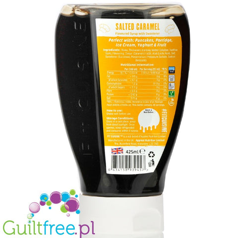 Applied Fit Cuisine Syrup - 425ml - Salted Caramel