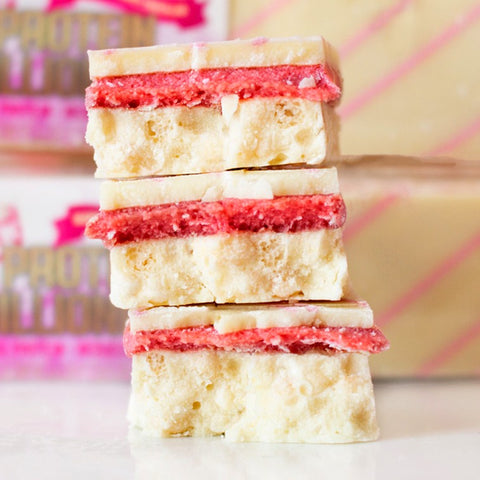 Mountain Joe's Protein Millionaire Raspberry White Chocolate - proteinowa krajanka Biała Czekolada & Maliny by Mountain Joe's (mountain-joe-s-protein-millionaire-raspberry-white-chocolate-proteinowa-krajanka-biala-czekolada-maliny)