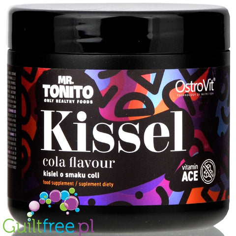 Mr. Tonito Kissel Cola, sugar free jelly dessert with vitamins A, C & E