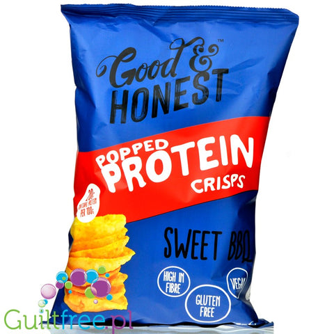Good & Honest Pop Protein Crisps Sweet BBQ