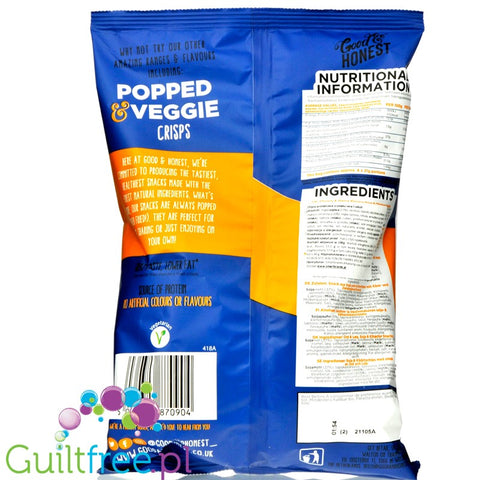 Good & Honest Pop Protein Crisps Cheese & Onion