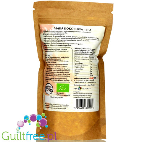 Tropicai high-fat defatted organic coconut flour