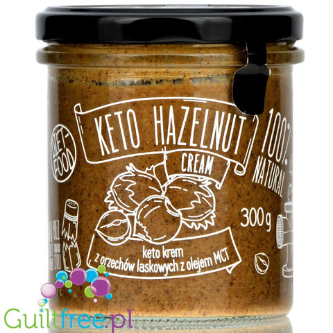 Diet Food Keto Hazelnut Cream - MCT infused pure hazelnut spread