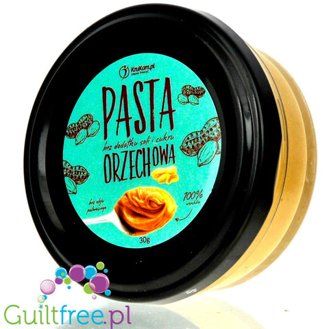 Krukam pure peanut spread 100% 0,5kg, sugar & salt free