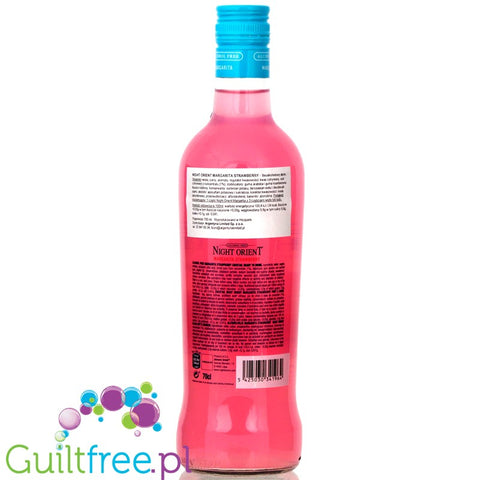 Night Orient Strawberry Margharita alcohol free, low calorie cocktail mixer