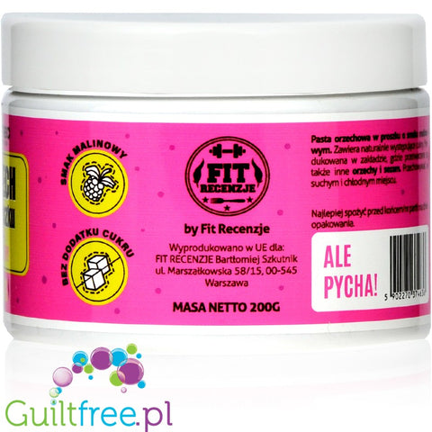 FitRec Powder Peanut & Raspberry - defatted peanut powder